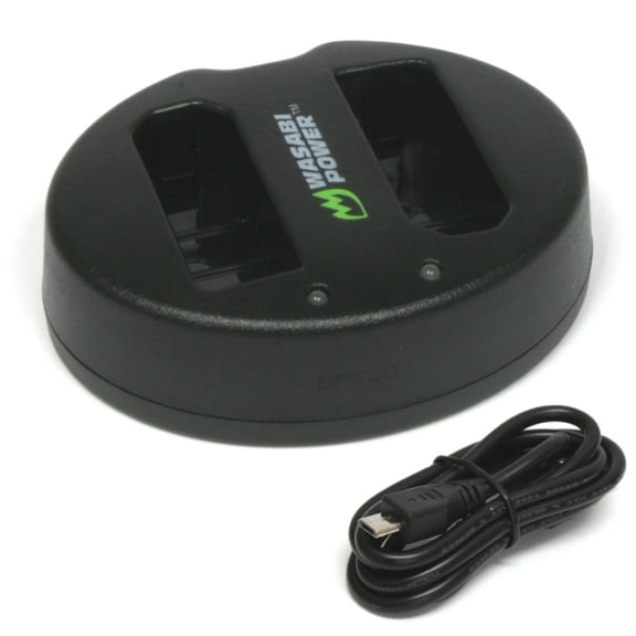 Wasabi Power Dual USB Battery Charger for Nikon EN-EL14, EN-EL14a, MH-24