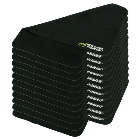 Wasabi Power MicroFiber Cleaning Cloth for Cameras, Lenses, Screens, Glasses (12-PACK)