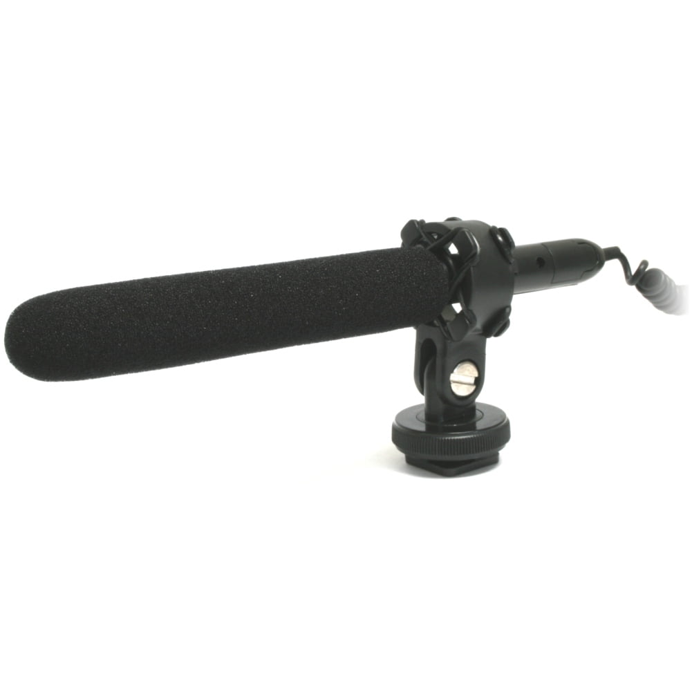 Wasabi Power Microphone MIC-120 Mini Condenser Shotgun for DSLR Cameras, Camcorders