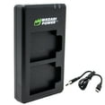 thumbnail image 1 of Wasabi Power USB-C Dual Battery Charger for Ricoh Pentax D-LI92, 1 of 3