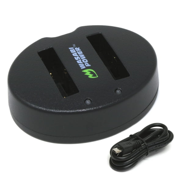 Wasabi Power USB Dual Charger for Pentax D-LI106