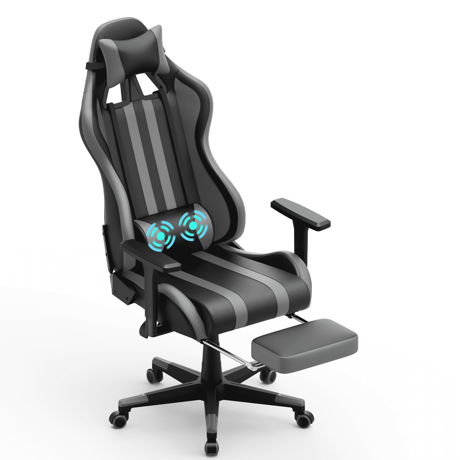 Wasait Gaming Chair with Footrest High Back Office Chair Ergonomic