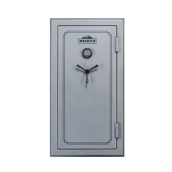 Wasatch 40 Gun Fire and Waterproof, Electronic Lock, 1 Each Long Gun Safe Model 40EGW, Gray, New
