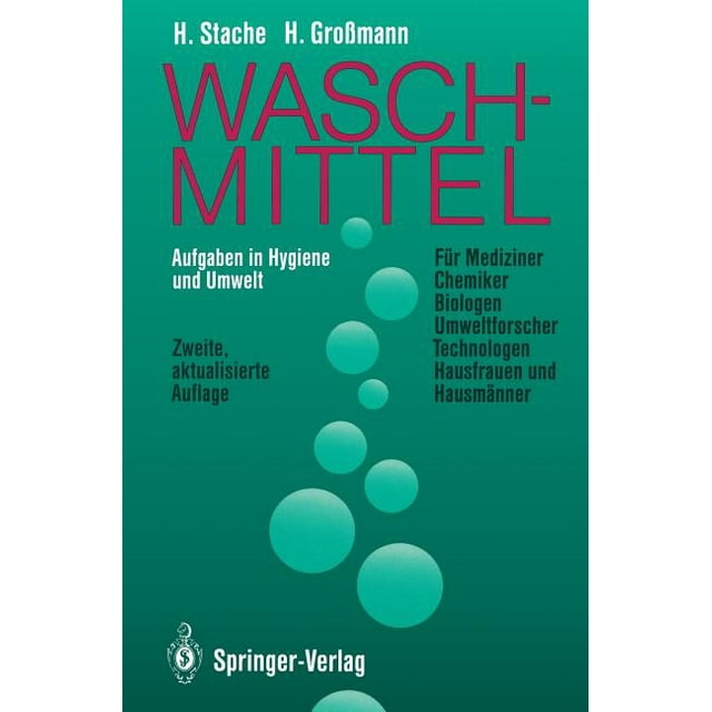 Waschmittel: Aufgaben in Hygiene Und Umwelt (Paperback)