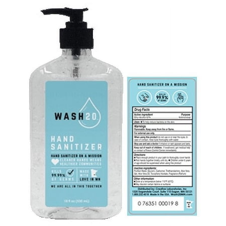 Wash 20 Hand Sanitizer 18 oz