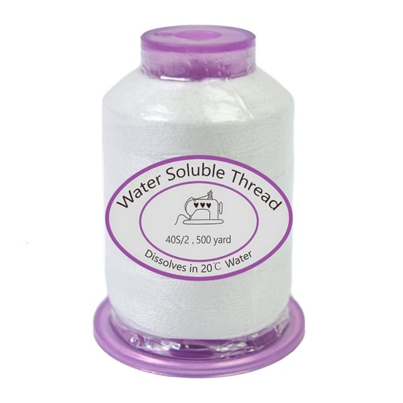 Wash Away Embroidery Thread Vinylon Fiber Sustainable Friendly Solution For Quilters And DIY Enthusiasts Hassle Chargeless Attach Removal Design