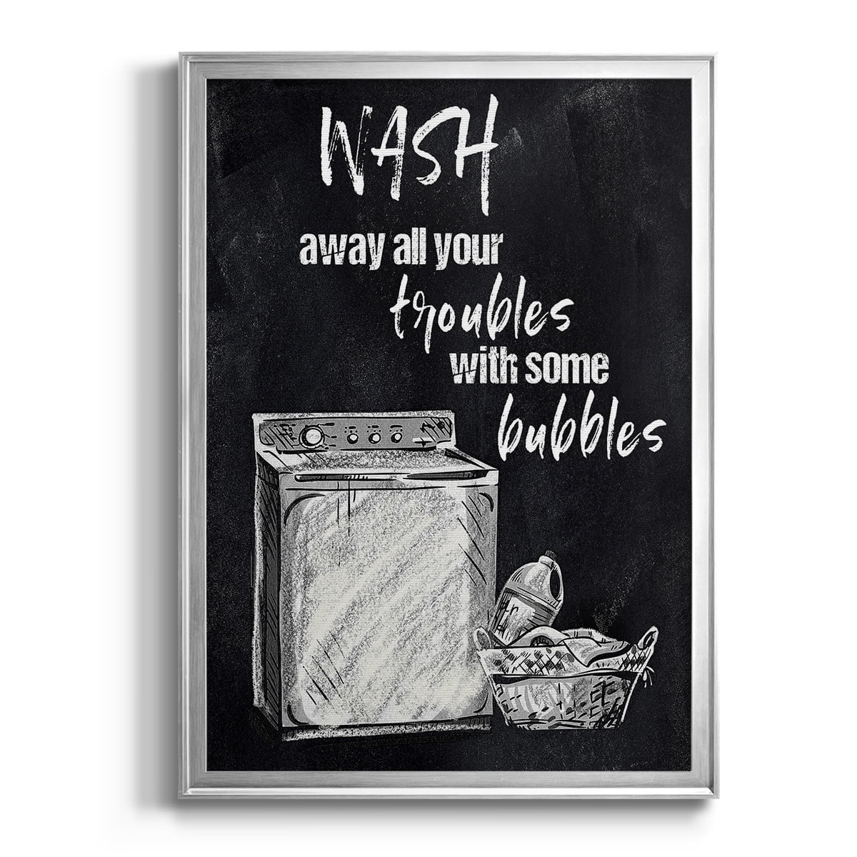 Wash Away Your Troubles Premium Framed Print - Ready to Hang