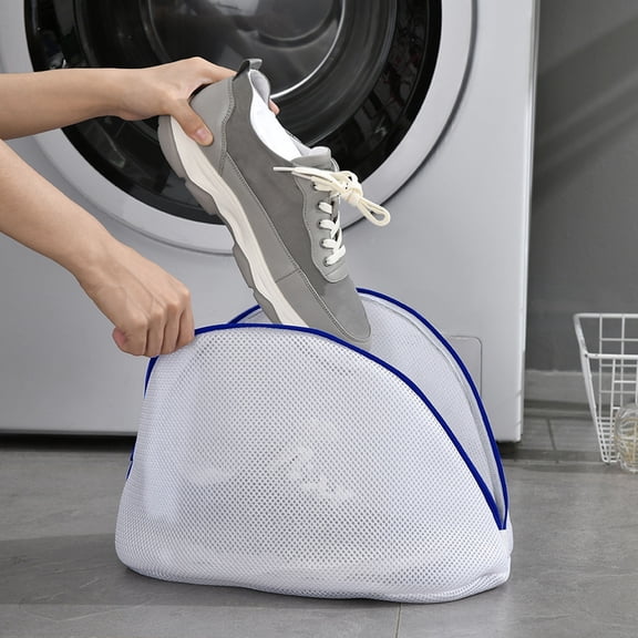 Wash Bags for Shoes, Socks, Delicate Clothes, Reusable Mesh Laundry Bags, Polyester, Zipper Closure, Travel Organizer, Prevents Snagging, Machine Wash Safe