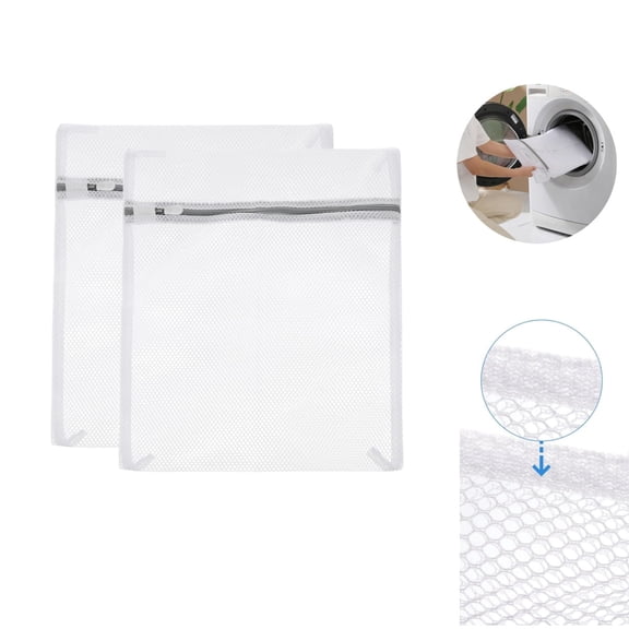Wash Bags with Zipper,All-in-One Laundry Bags,Features a Sturdy Zipper & Breathable Coarse Mesh,Perfect for Clothes in Machine,15.75x19.69In