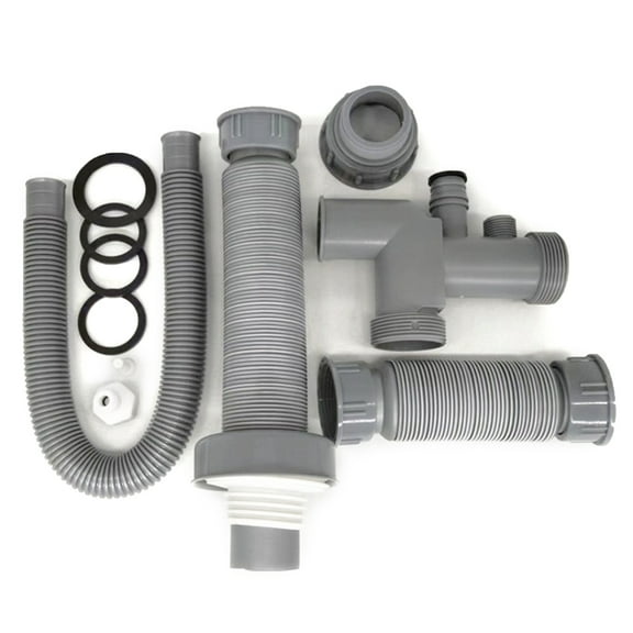 Wash Basin Pipe Plumbing Kitchen Sewer Pipe Flexible Bathroom Sink Drains Downcomer Hose Waste Pipe Overflow Pipe Home