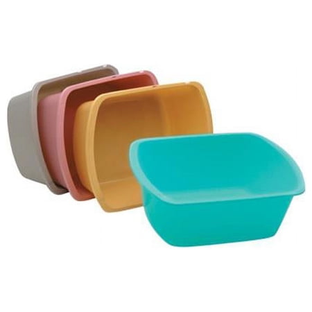 Wash Basin, Polypropylene, Rose, 7 Quart, 50/Case (166848_CS)