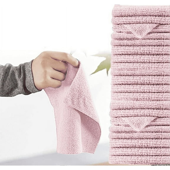 Wash Cloths 20 Pcs Washcloths High-Quality Face and Body Cloth Towels for Bathroom,Hand,Kitchen,Cleaning 9x9 In Wash Cloths for Your Face,Light Pink