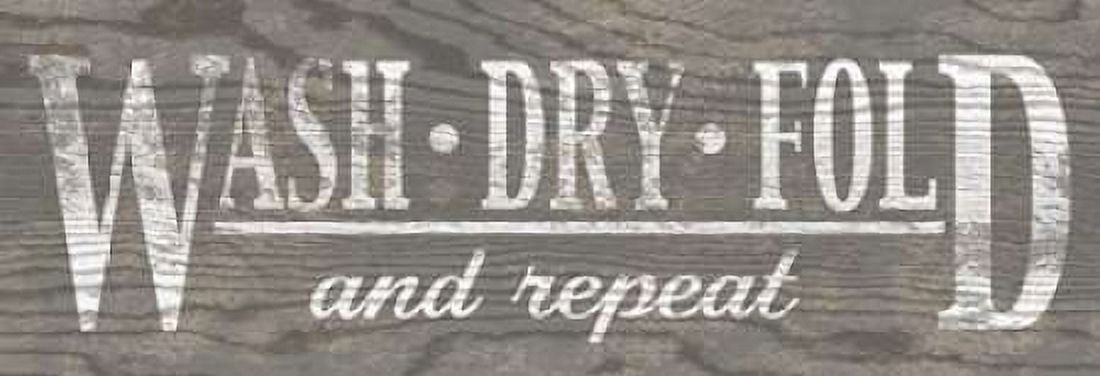 Wash Dry Fold Canvas Art - N Harbick (8 x 24)