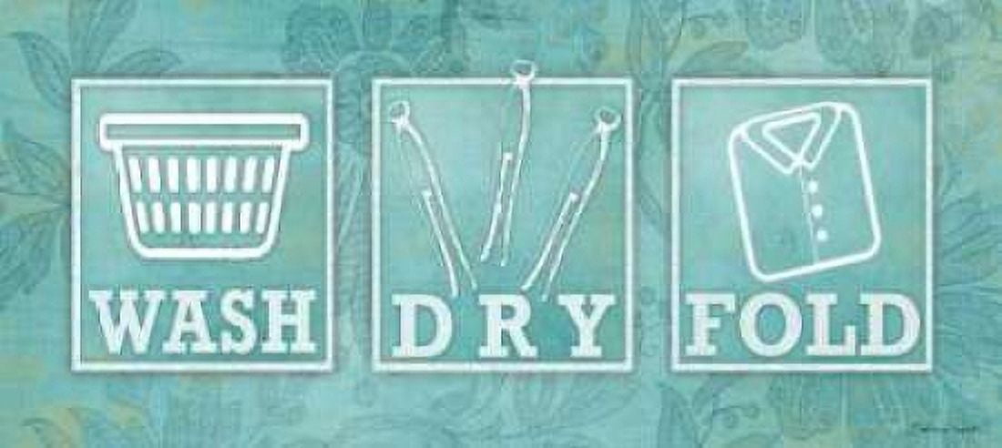 Wash Dry Fold Canvas Art - Stephanie Marrott (10 x 20)