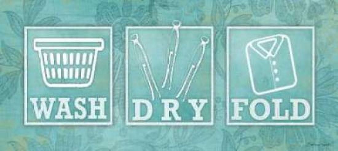 Wash Dry Fold Canvas Art - Stephanie Marrott (24 x 48)
