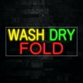 thumbnail image 1 of Wash Dry Fold-LED Neon Sign 30"L x 12"H #30647, 1 of 3