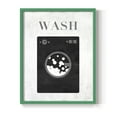 Wash Framed Print in Green Solid Wood 11 x 14 Framed Print