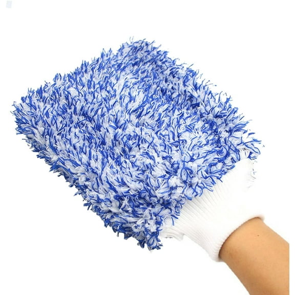 Wash Mitt Auto Detailing,Double-Sided Car Wash Mitt Chenille Microfiber - Microfiber Washing Gloves, Holds Tons of Sudsy Water for Effective Washing, Machine Pareks