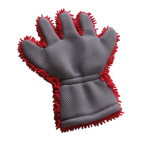Wash , Premium ,Professional ,Double Sided Chenille, , for detailing Cleaning Car Wash , Red