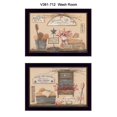 thumbnail image 1 of TrendyDecor4U Wash Room By Pam Britton Ready To Hang Framed Print VBR381-712, 1 of 3