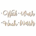 thumbnail image 1 of Wash Sign Unfinished Wood Cutout Home Decor DIY Option 1- 36" Wide / 1/4", 1 of 3