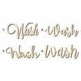 thumbnail image 1 of Wash Sign Unfinished Wood Cutout Home Decor DIY Option 2- 30" Wide / 1/4", 1 of 3