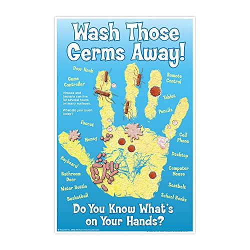 Wash Those Germs Away! what’s your hands sign hand washing kids