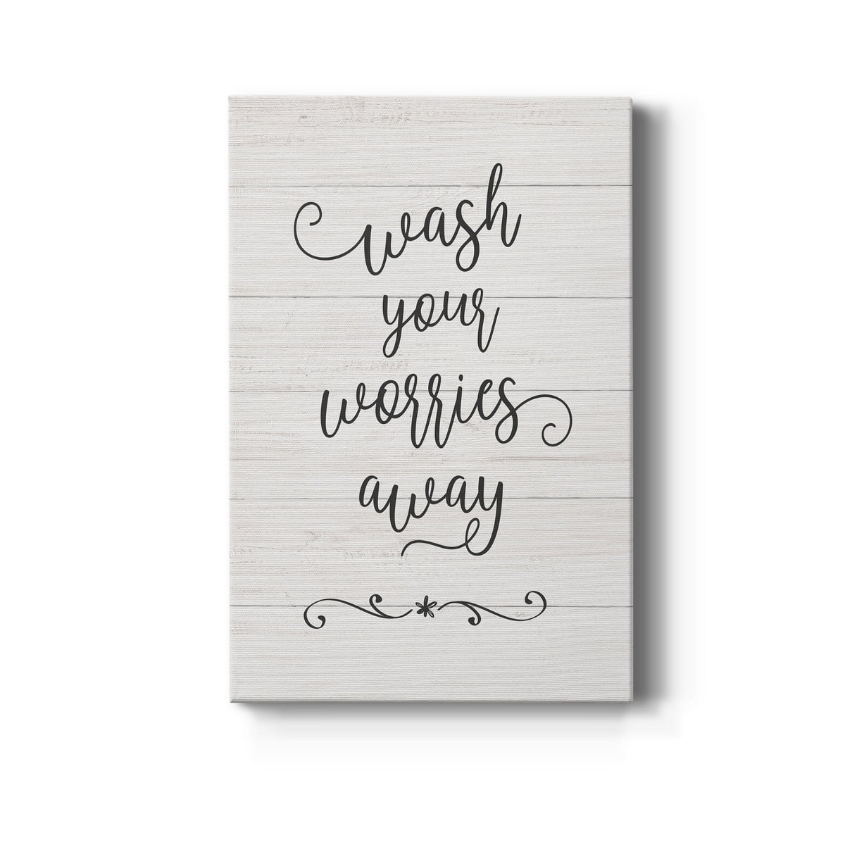 Wash Worries Premium Gallery Wrapped Canvas - Ready to Hang - 12 x 18