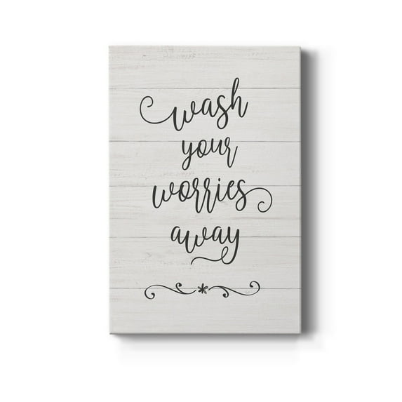 Wash Worries Premium Gallery Wrapped Canvas - Ready to Hang - 18 x 27