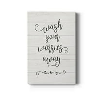 Wash Worries Premium Gallery Wrapped Canvas - Ready to Hang - 8 x 12