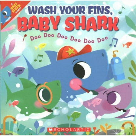 Pre-Owned Wash Your Fins, Baby Shark (a Baby Shark Book) Paperback
