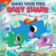 Pre-Owned Wash Your Fins, Baby Shark (a Baby Shark Book) Paperback