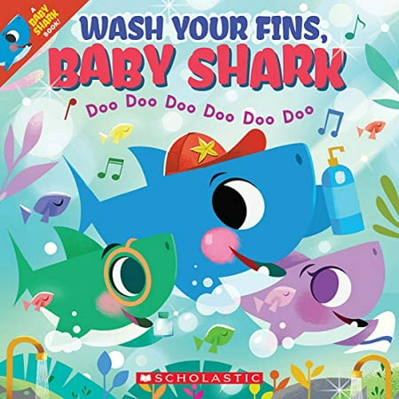 Pre-Owned Wash Your Fins, Baby Shark (a Baby Shark Book) Paperback