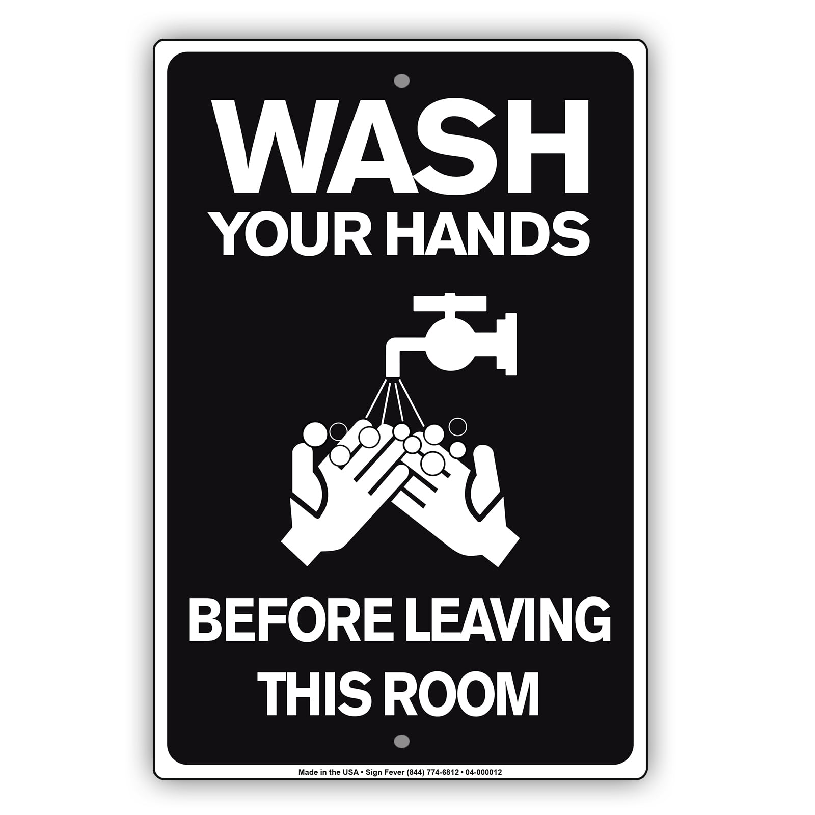 Wash Your Hands Before Leaving This Room Quarantine Disease Health and ...
