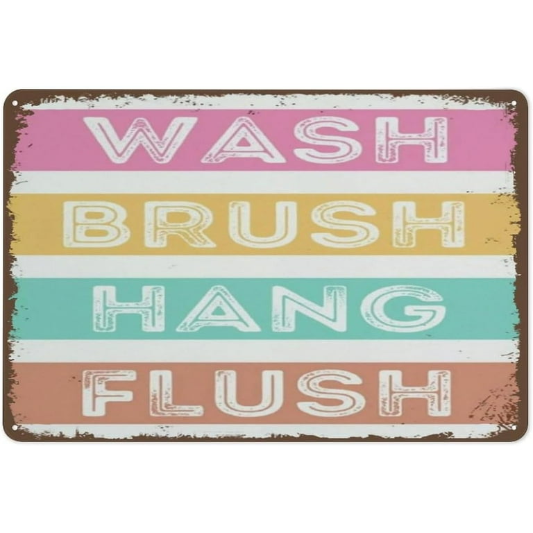 Funny Vintage Metal Do Not Flush Wall Sign Hanging Rustic Bathroom Bar Pub Decor Funny Vintage Metal Do Not Flush Wall Sign Hanging Rustic Bathroom Bar Pub Decor