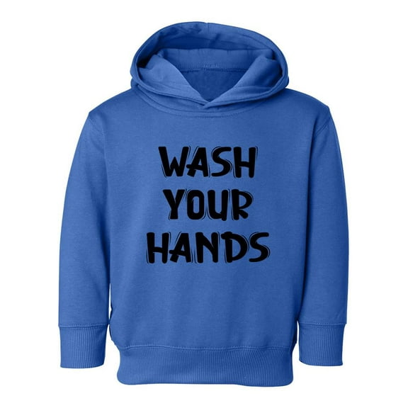 Wash Your Hands Hoodie Toddler -Smartprints Designs,  5 Toddler