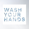 thumbnail image 1 of Wash Your Hands (Please) Poster Wall Art, Modern Wall Decor, 24x36 UNFRAMED, 1 of 3