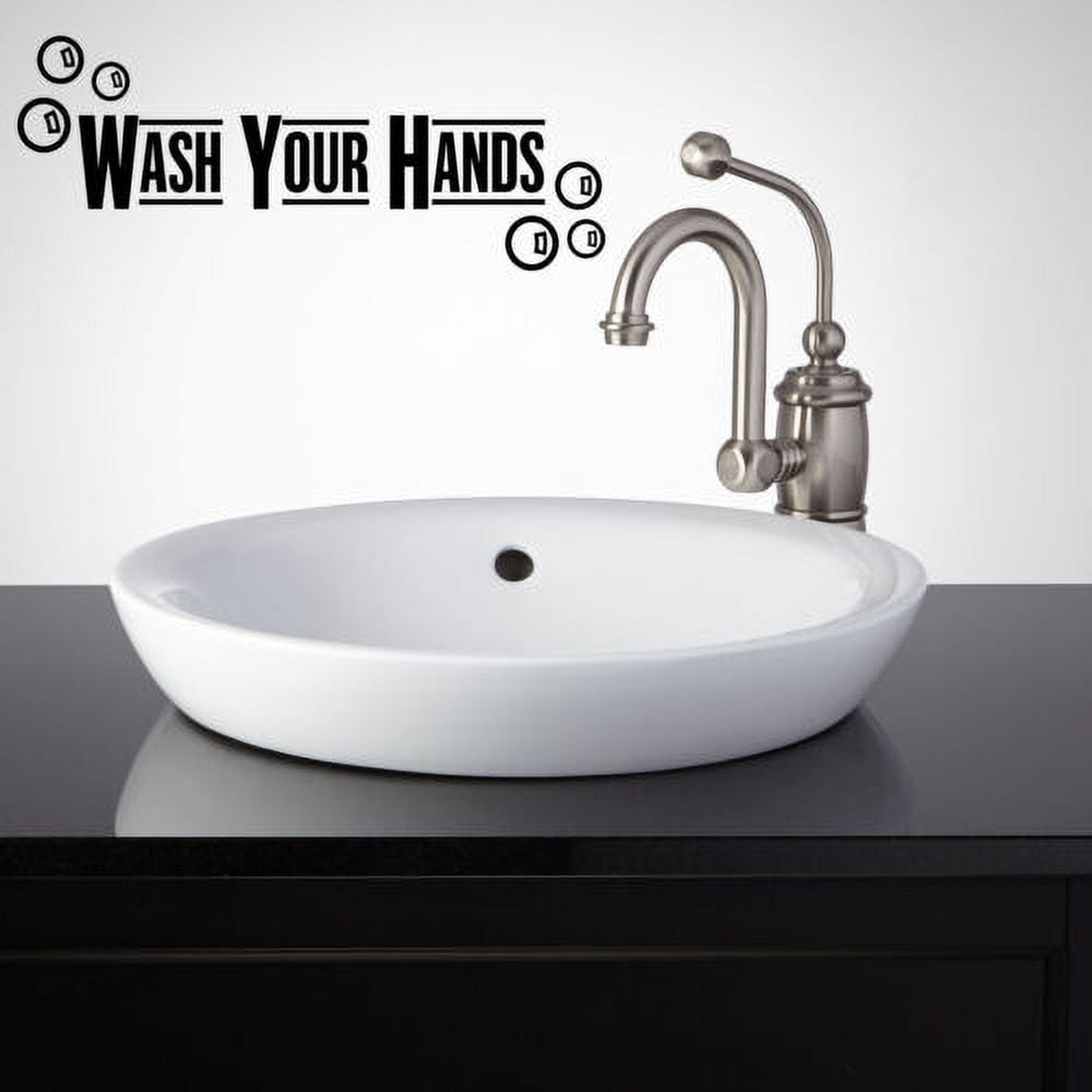 Bath Definition Words Vinyl Wall Decal – Bathroom Quote Sticker, Easy Apply & Remove