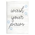 thumbnail image 1 of Wash Your Paws Pet Shapes Typography Graphic Art Unframed Art Print Wall Art, 1 of 6