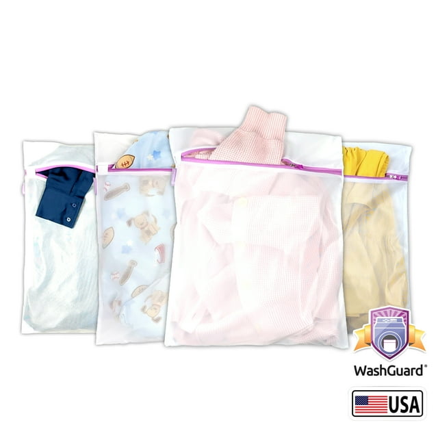 WashGuard USA Mesh Laundry Bags for Delicates, Lingerie and Bra
