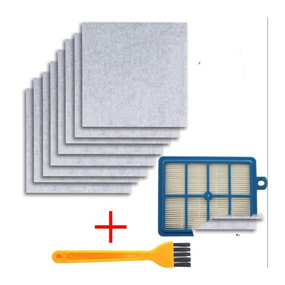 Washable 2PCS Dust Hepa Filter H12 H13+4PCS Motor Cotton Filter Compatible With Philips Electrolux AEG Vacuum Cleaner Replacement Parts