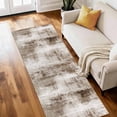 thumbnail image 1 of Washable Runner Rug 2x6 ft Non Slip Soft Low Profile Microfiber Modern Abstract Runner for Entryway, Kitchen, Hallway, Laundry, Bedroom, 1 of 6