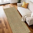 thumbnail image 1 of Washable Runner Rug 2x6 ft Non-Slip Soft Low-Profile Microfiber Farmhouse Distressed Floral Rug for Kitchen, Entryway, Hallway, Laundry, Bedroom, 1 of 6
