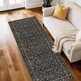 thumbnail image 1 of Washable 2x6 ft Runner Rug, Non-Slip Soft Low Profile Kitchen Runner Rug, Farmhouse Distressed Floral Oriental Rug for Kitchen, Hallway, Laundry Room & Bedroom, 1 of 6
