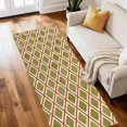 thumbnail image 1 of Entryway Runner Rug 2x6 ft Washable Non Slip Soft Low Profile Microfiber Modern Geometric Rug for Kitchen, Hallway, Laundry, Bedroom, 1 of 6
