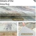 thumbnail image 1 of Washable 6x9 Area Rug - 6x9 Rugs for Living Room, Boho Vintage Low Pile Faux Wool Carpet, Soft, , Foldable Non-Slip Indoor Rugs for Bedroom, Dorm, Coffee Table, Home Office Decor, 1 of 8
