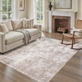 thumbnail image 1 of Uermei 6x9 Area Rugs for Living Room: Modern Abstract Washable Soft Non-Slip Indoor Rug for Bedroom Dining Room Office Aesthetic Farmhouse Home Decor - Brown, 1 of 10