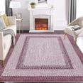 thumbnail image 1 of Washable 8x10 Area Rugs Modern Livingroom Rug Pink Ombre Braided Extra Large Rug Geometric Rug Soft Non Slip Rug Non-Shedding Carpet Accent Rug Living Room Rugs for Bedroom Dining Room Nursery, 1 of 9