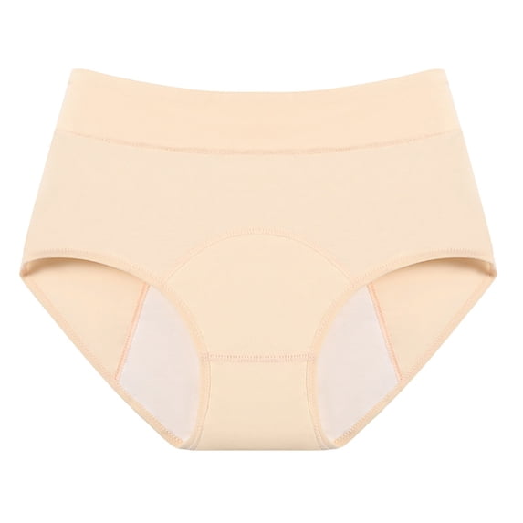 Washable Absorbency Incontinence Underwear for Women Reusable Leak Proof Protective Panties for Bladder Leaks Khaki M