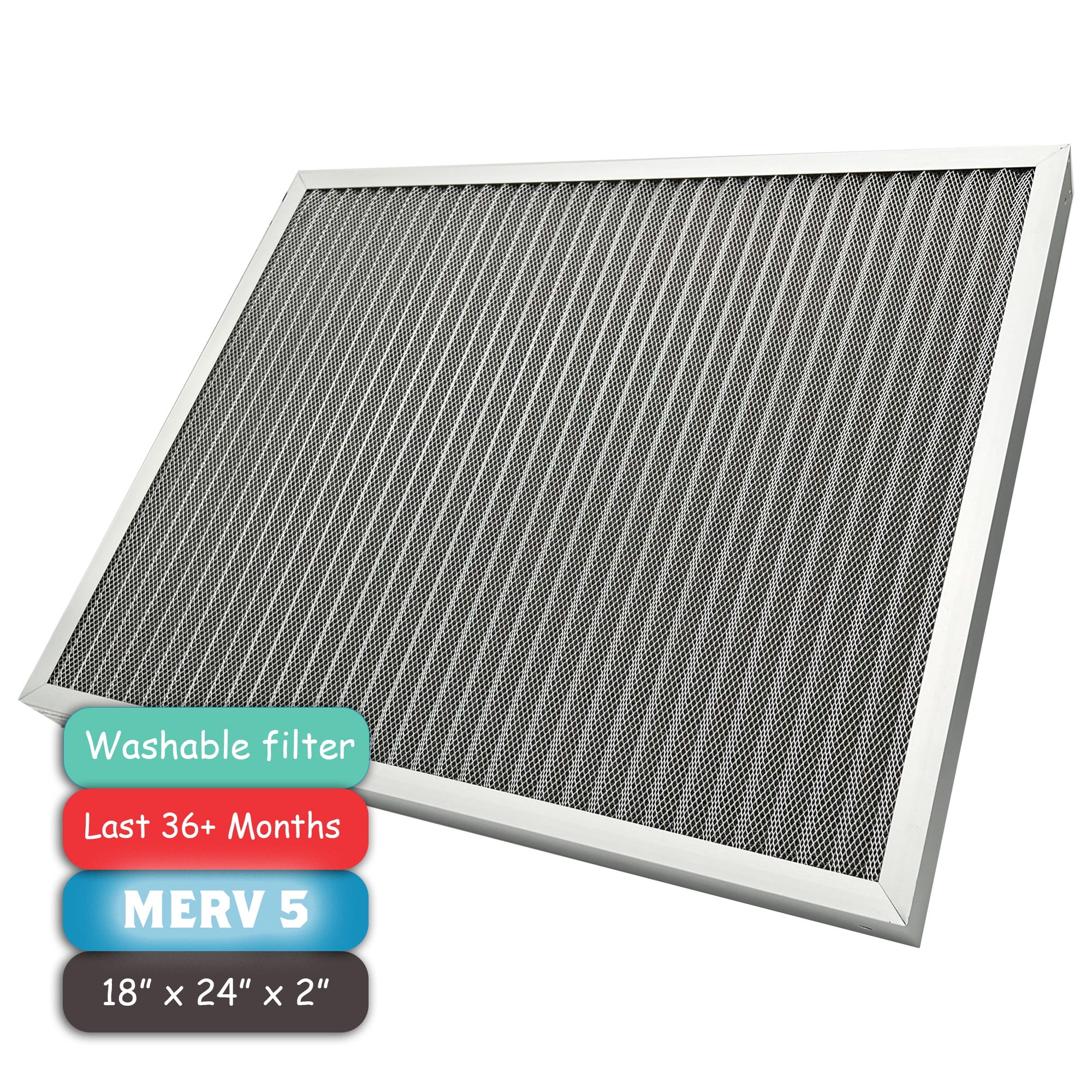 WICKED CLEAN AIR 16.375x21.5x1 MERV 11 Electrostatic Pleated Air - View #7